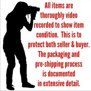 All sales will be recorded prior to shipping!!!